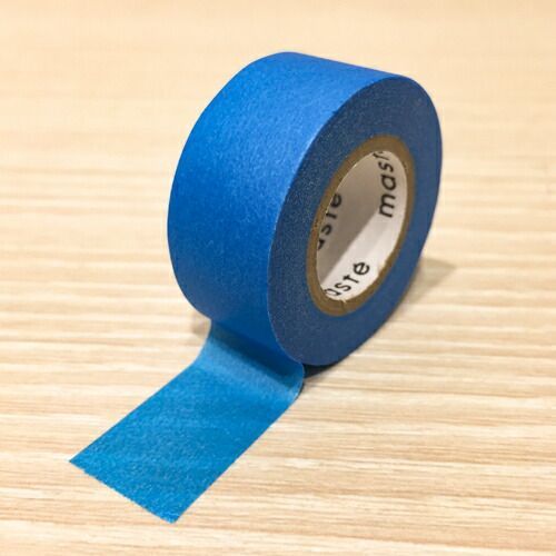 まとめ マークス マスキングテープ ベーシック 無地 ネオンブルー MSTMKT07-BL ×50セット