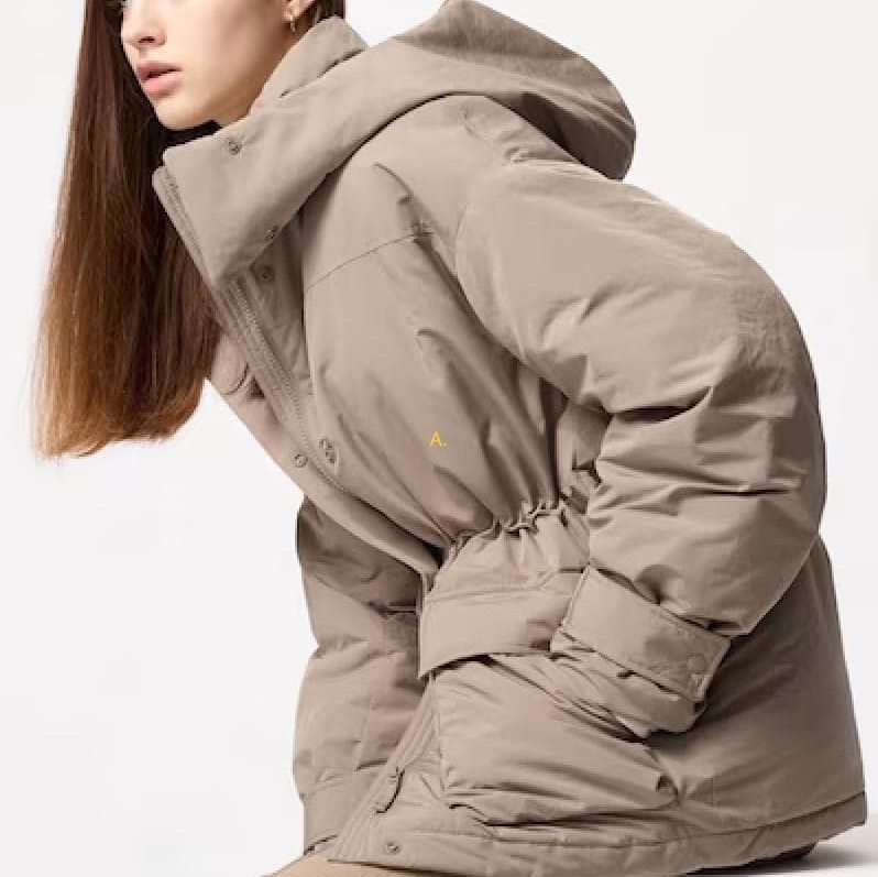 UNIQLO ハイブリッドダウンコート Mサイズ・BEIGE ユニクロ公式