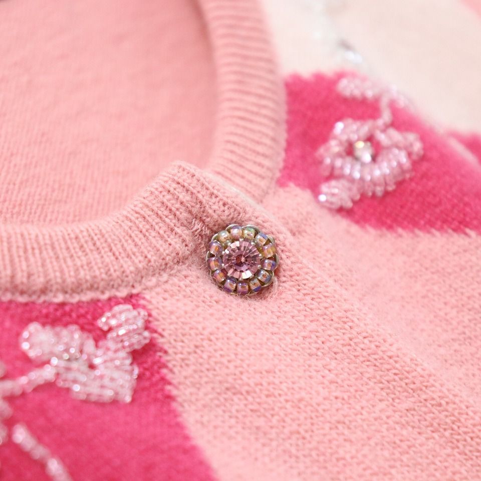 ANNA MOLINARIアンナモリナーリ♪ビーズ刺繍カーディガン アンナモリナーリビーズ刺繍カーディガン