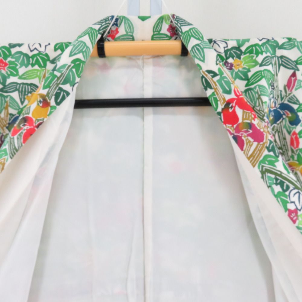 型染め 竹に菖蒲模様