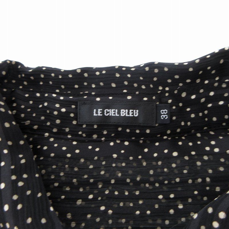 LE CIEL BLEU ルシェルブルー　ドットスカーフシャツ LE CIEL BLEU ルシェルブルー ドットスカーフシャツ