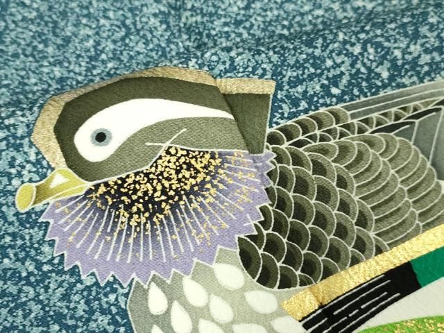 平和屋着物○本草木特殊堅牢染 京のいろかね 訪問着 煌彩ぼかし 反端