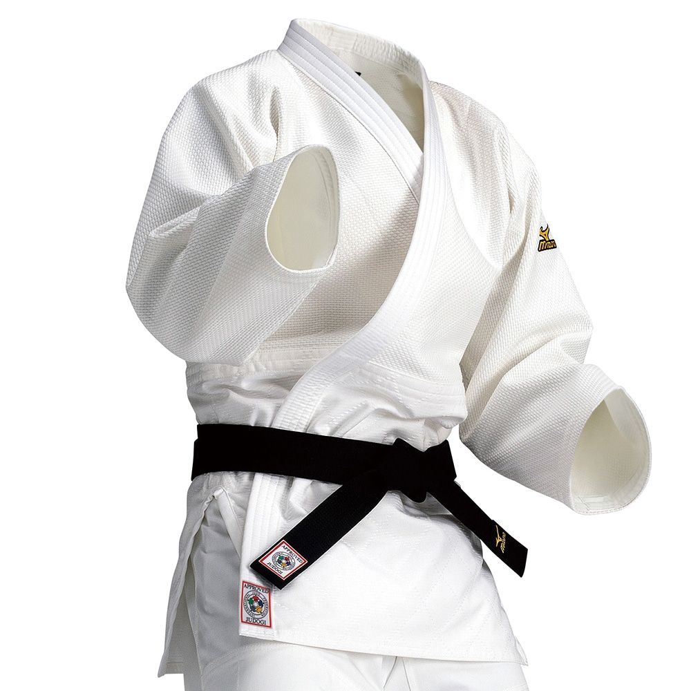 ミズノ MIZUNO 柔道着 柔道衣 上衣 全柔連 IJF規格基準モデル 優勝 上級者モデル ユニセックス 22JM5A1501 ホワイト 1号