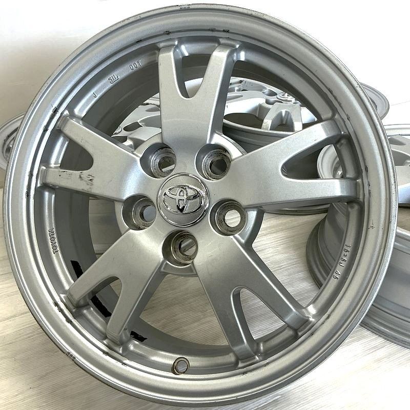 中古 15インチ アルミ トヨタ プリウス 純正 4本セット シエンタ