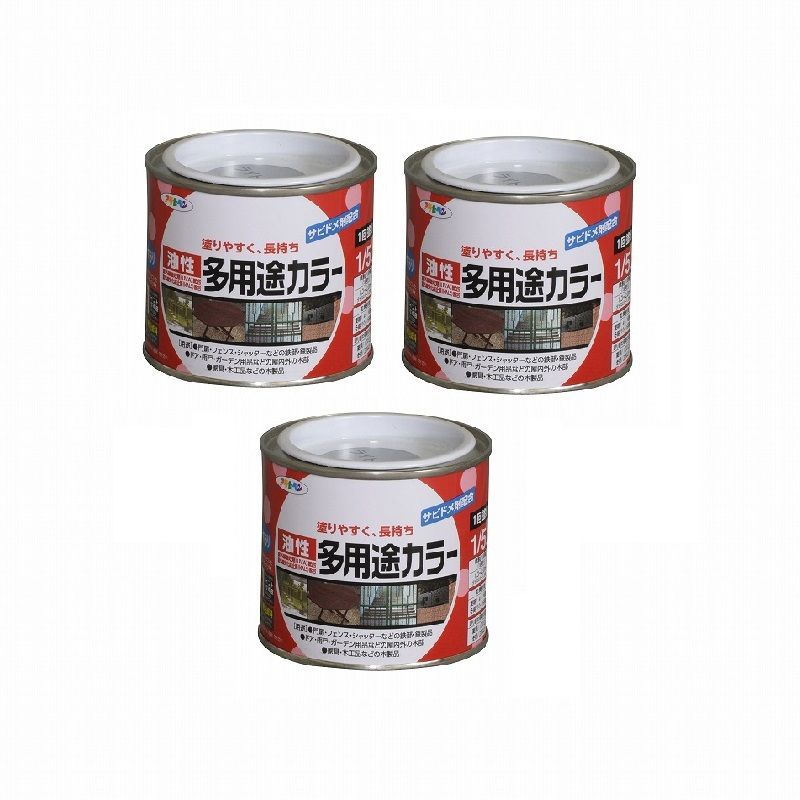 未使用品 アサヒペン 新入荷 油性多用途カラー（ライトグレー） 【5L