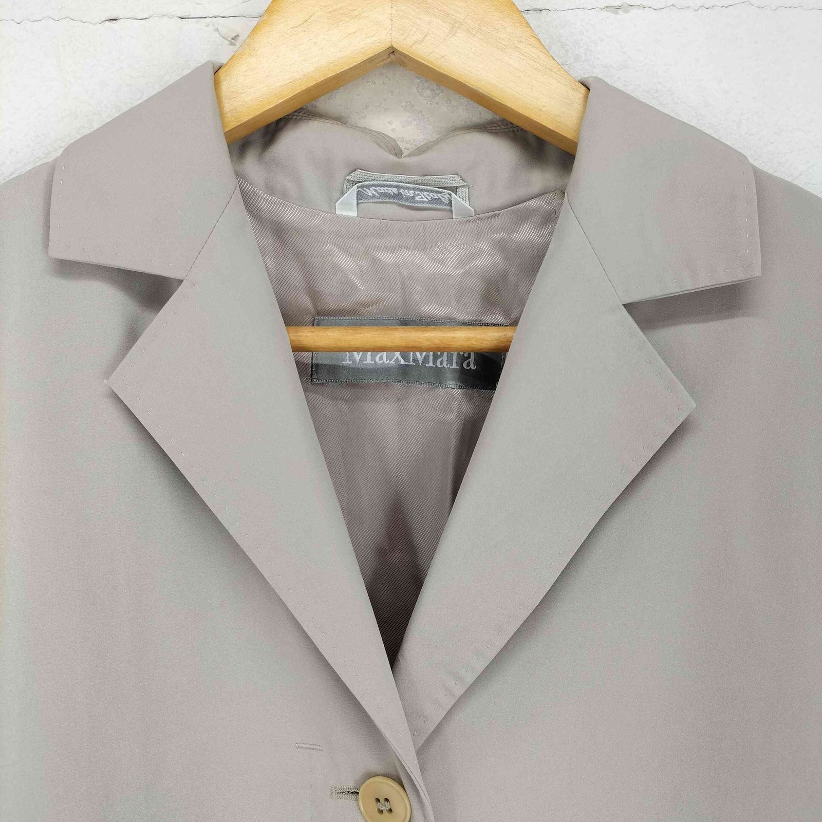 マックスマーラ MAX MARA 銀タグ ショートステンカラーコート 