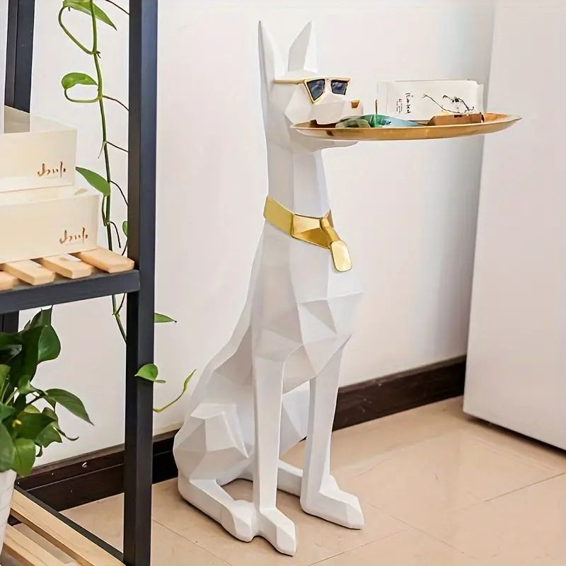 銅像 置物 オブジェ ドーベルマン 犬 おしゃれ インテリア