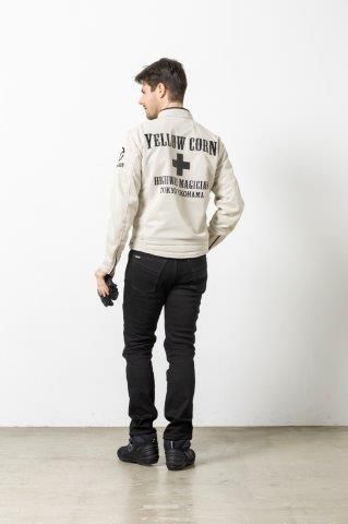 K*Y様 YB5121 アイボリー Lサイズ ライトメッシュジャケット 春夏向けライディングジャケット - YELLOW CORN Official web shop