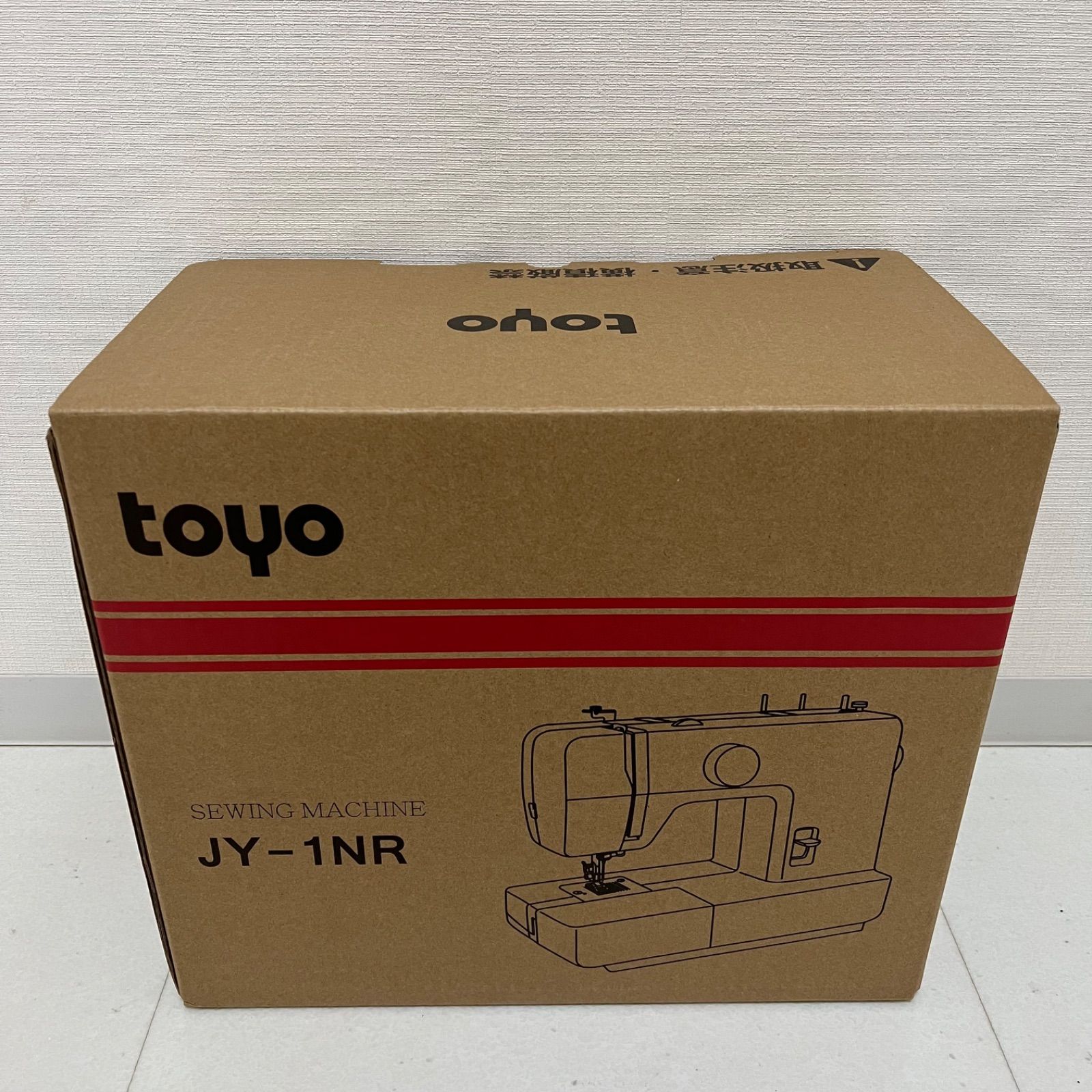 トーヨー 電動ミシン フットコントローラータイプ レッド JY-1NR