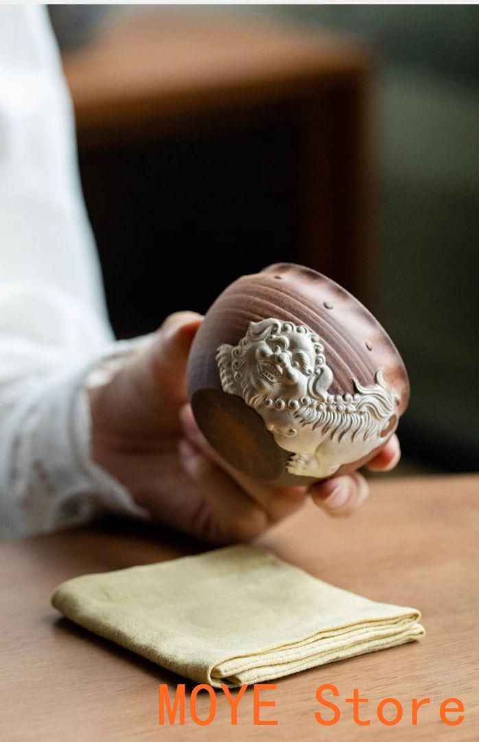 琺瑯彩万花馬蹄三才蓋碗 ティーカップ 中国茶器 未使用品 中国茶器 景