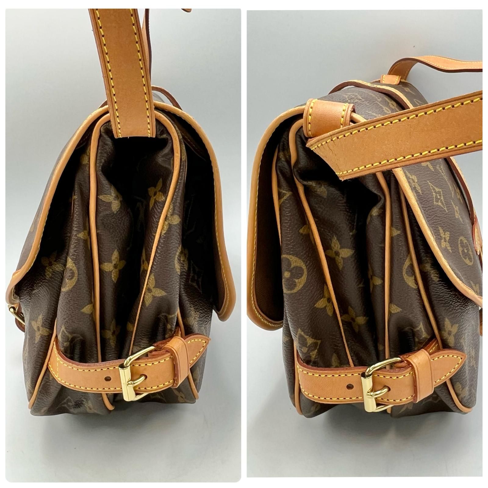 ルイヴィトン LOUIS VUITTON ショルダーバッグ ソミュール30