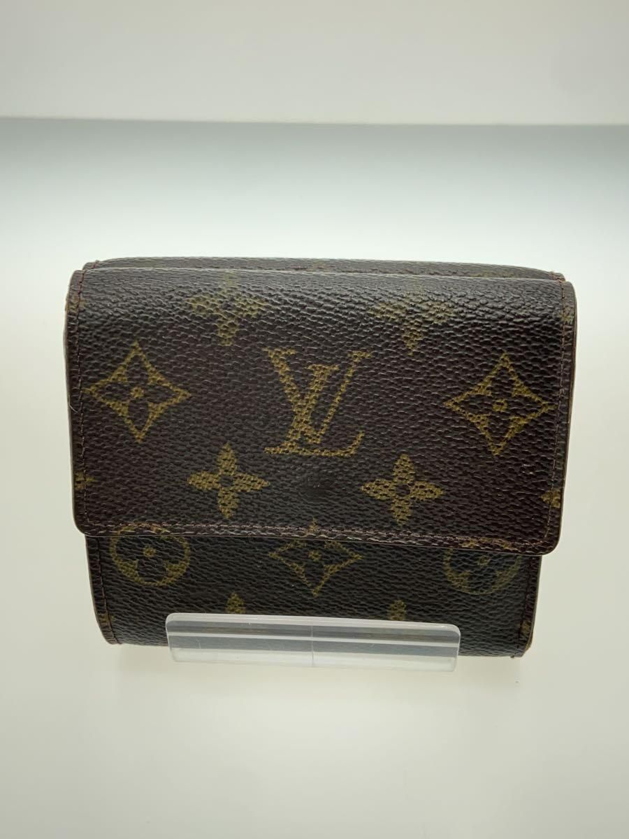 LOUIS VUITTON ポルト・モネ・ビエ・カルト・クレディ_モノグラム・キャンバス_BRW PVC ブラウン レディース - メルカリ