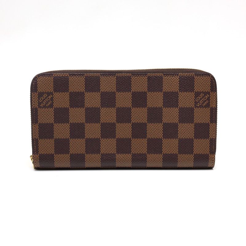楠本質店|元住吉 LV|ルイヴィトン ジッピーウォレット ラウンドファスナー長財布 N41661 ダミエ エベヌ