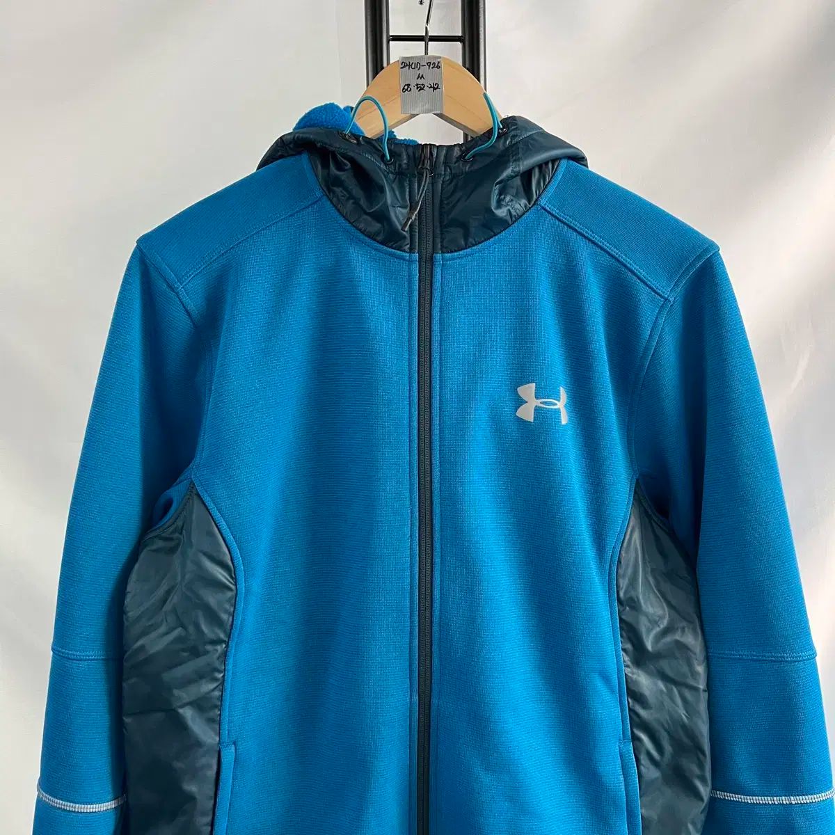 アンダーアーマー◇ストーム ダブルジップアップ パーカー◇ブルー Sサイズ 純正品/ M UNDER ARMOUR(アンダーアーマー) コールドギア