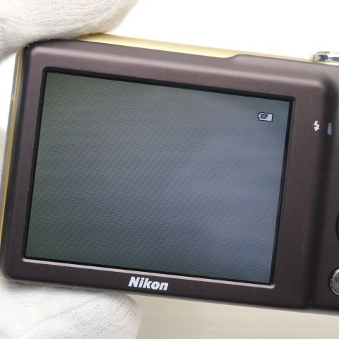 超美品 COOLPIX S3300 スイートゴールド 即日発送 デジカメ Nikon