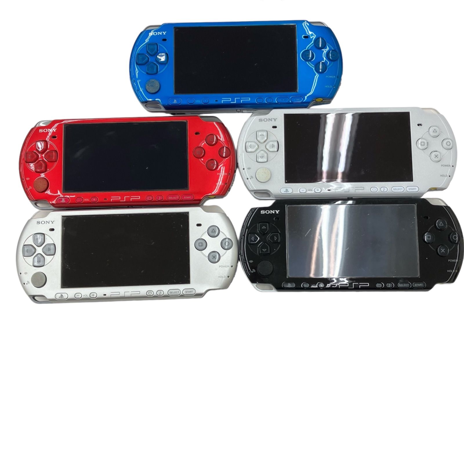 PSP-3000,1000本体 ジャンク品 13台 ソフト メモリーカードまとめ売り 