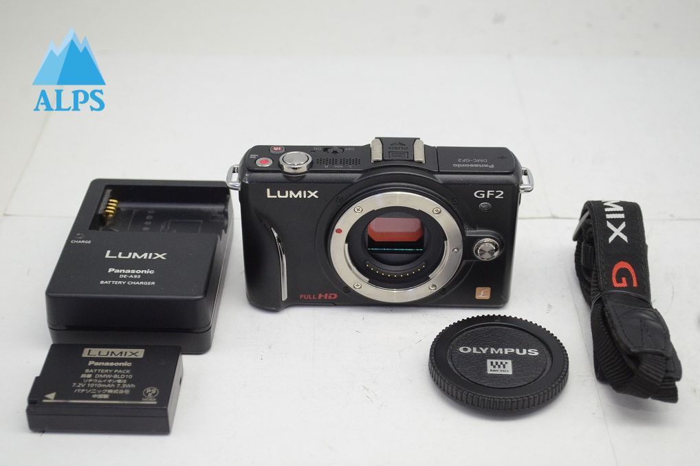 Panasonic パナソニック LUMIX DMC-GF2 ボディ ミラーレス一眼カメラ ブラック 251016w