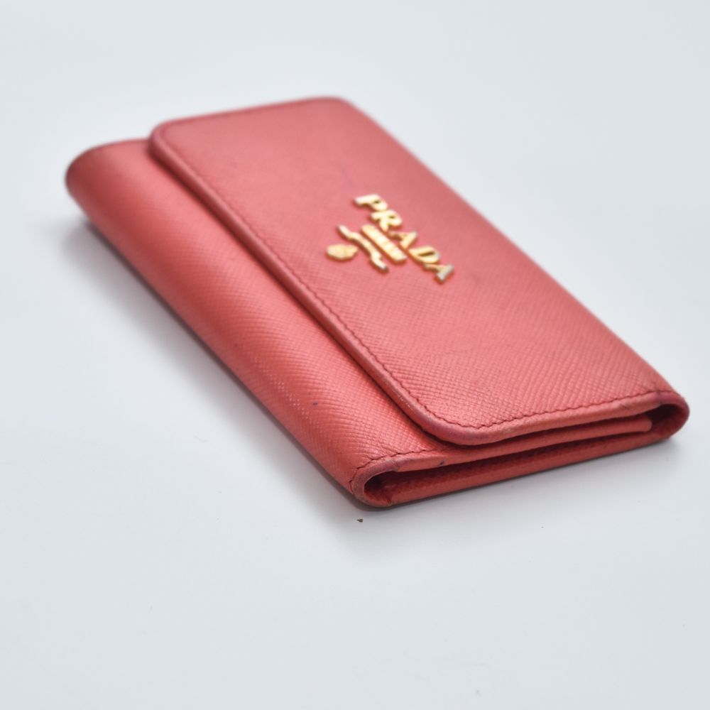 キーケース ピンクオレンジ