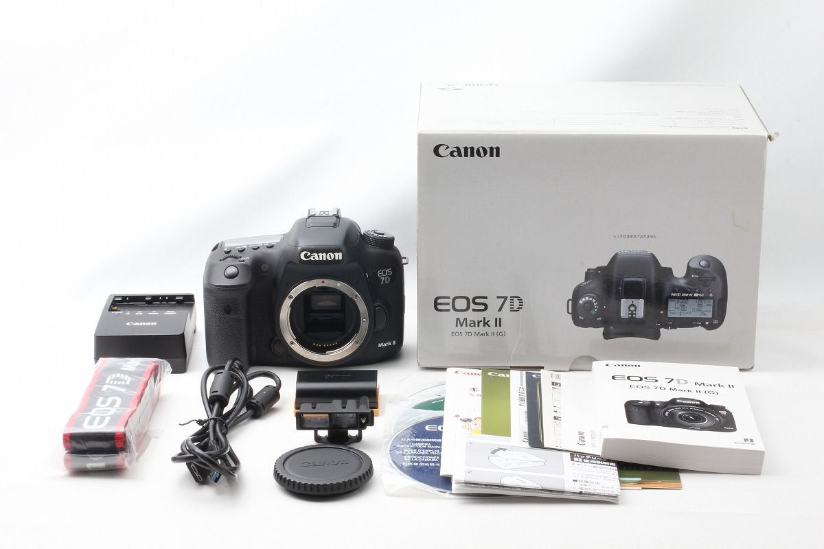 ◇訳あり◇キヤノン Canon EOS 7D Mark II ボディ デジタル一眼レフカメラ 付属品満載 元箱◇45361 - メルカリ