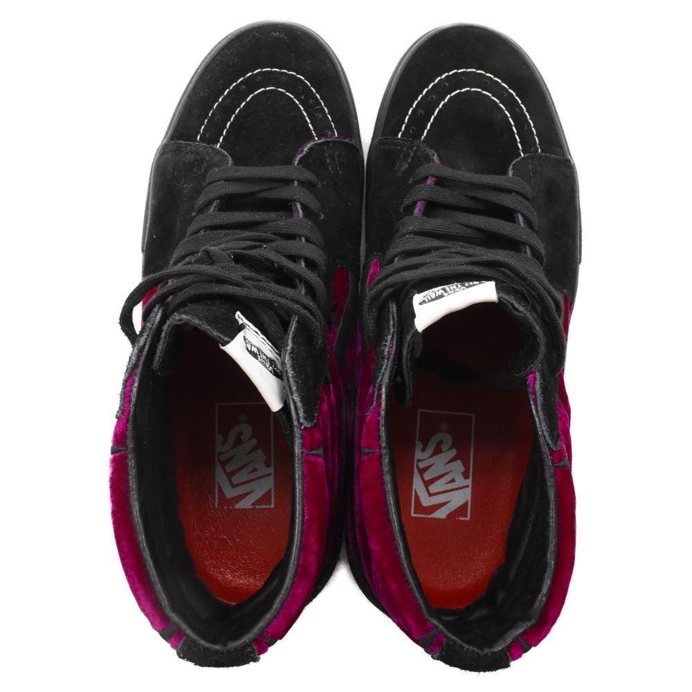 SUPREME (シュプリーム) ×VANS SK8-HI PRO VELVET PINK ベロア スター