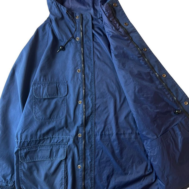 80s 黒タグ Eddie Bauer ライナー付き ナイロン マウンテンパーカー 