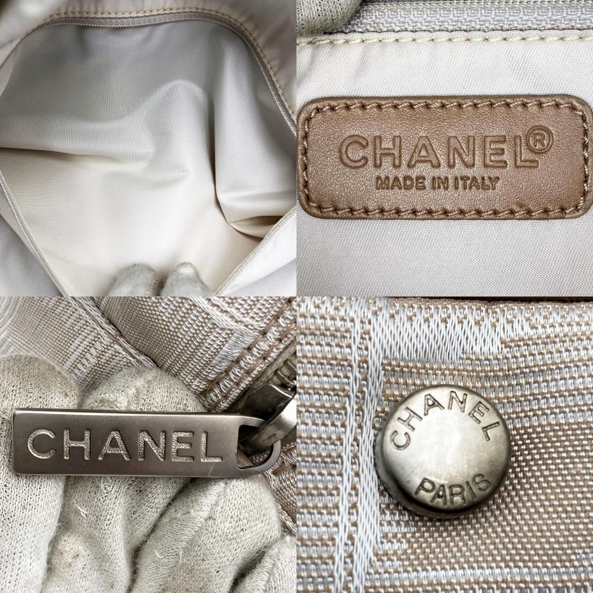 美品 CHANEL シャネル ニュートラベルライン ボストンバッグ ミニ