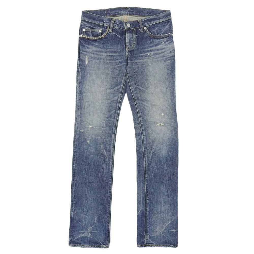 HYSTERIC GLAMOUR XXX ダメージストレートデニム HYSTERIC GLAMOUR XXX