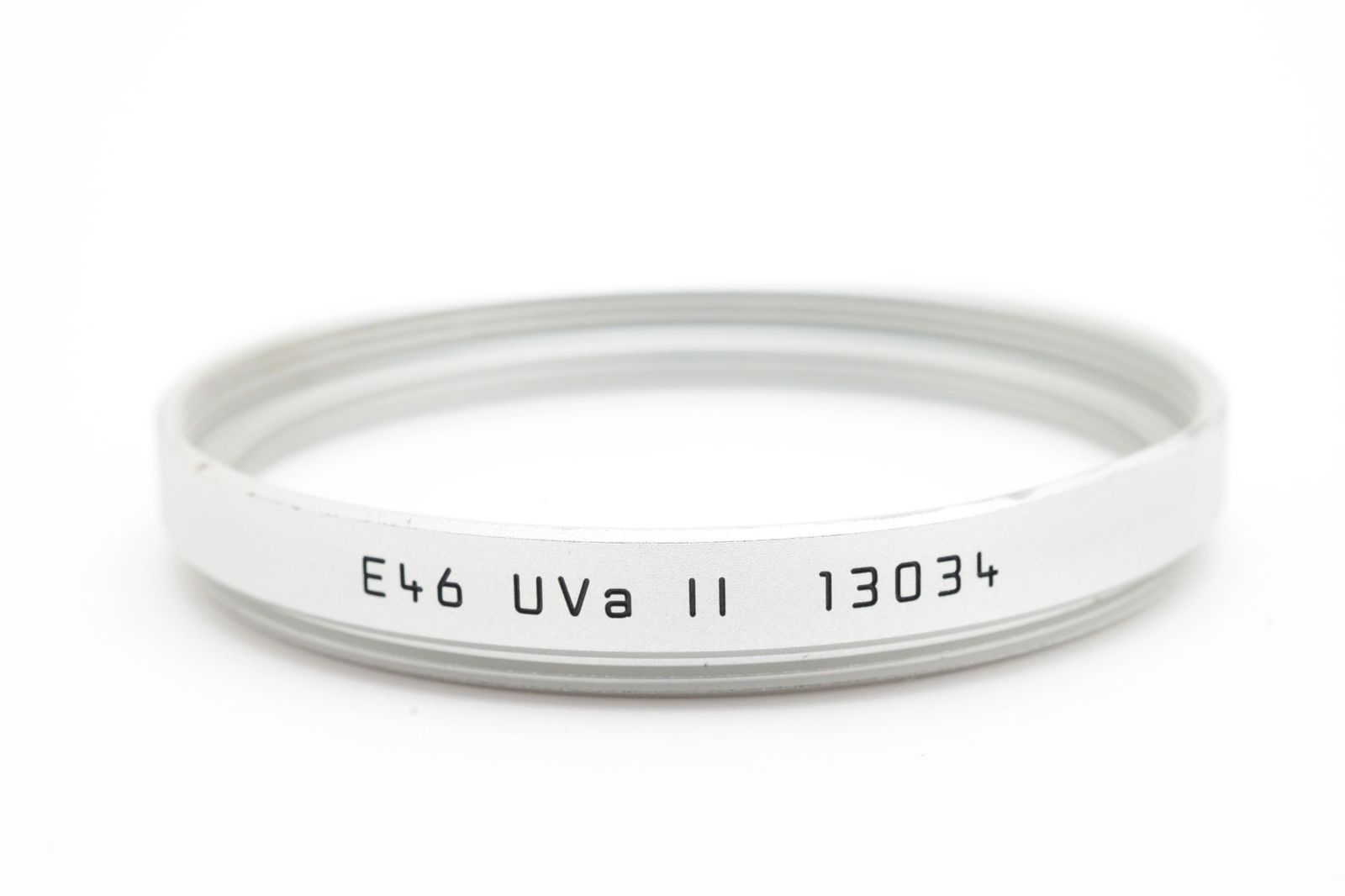 上 ライカ Leica E 46 UVa II レンズフィルター シルバー 型番 13034