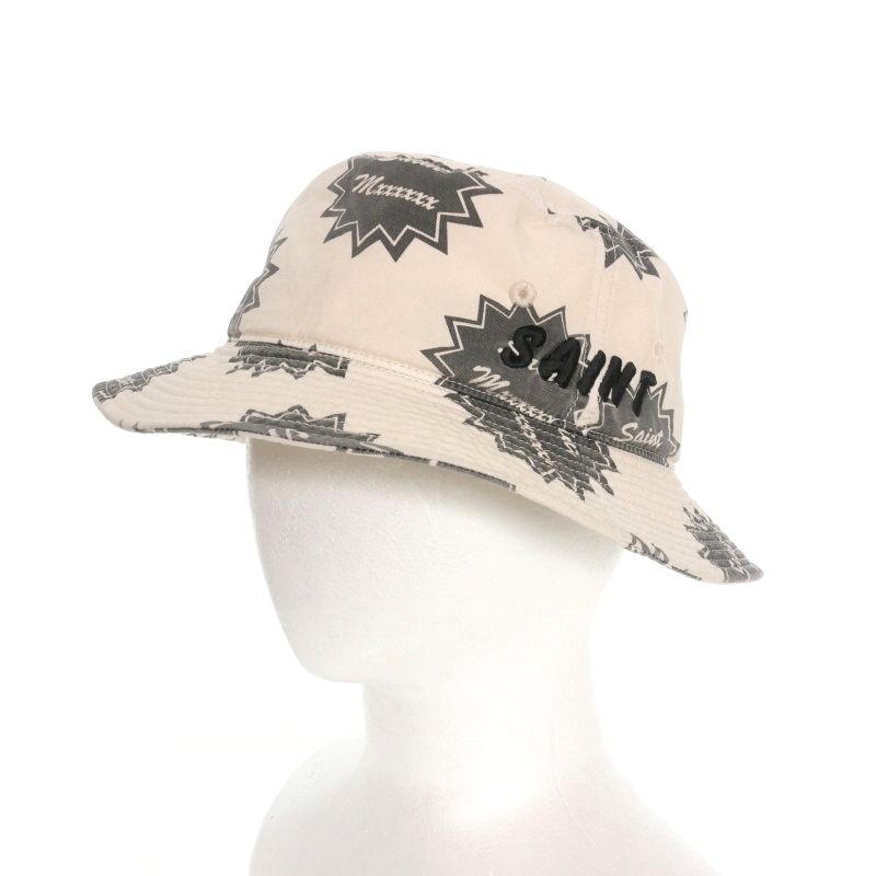 セントマイケル SAINTMICHAEL 23AW BUCKET HAT バケットハット 帽子 OS ホワイト 白 SM-A23-0000-064