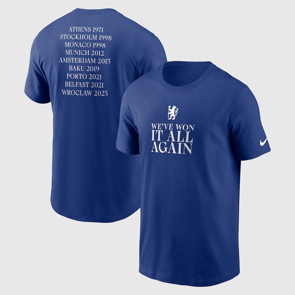 送料無料 匿名配送 ナイキ チェルシー FC Tシャツ メンズ Wroclaw 2025 ブルー 青 公式モデル 日本未発売