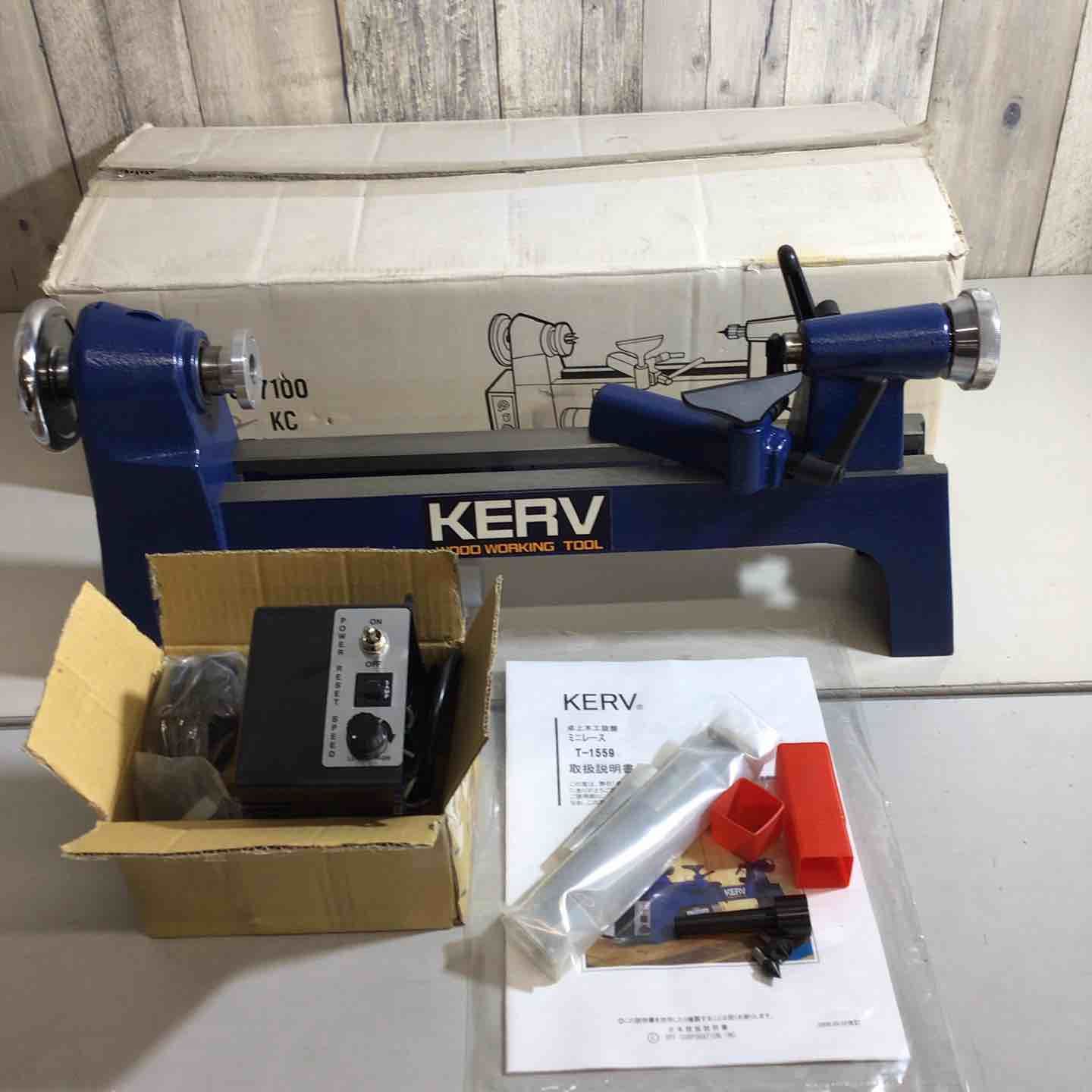 KERV卓上木工旋盤 ミニレース T-1559 長期 戸田店