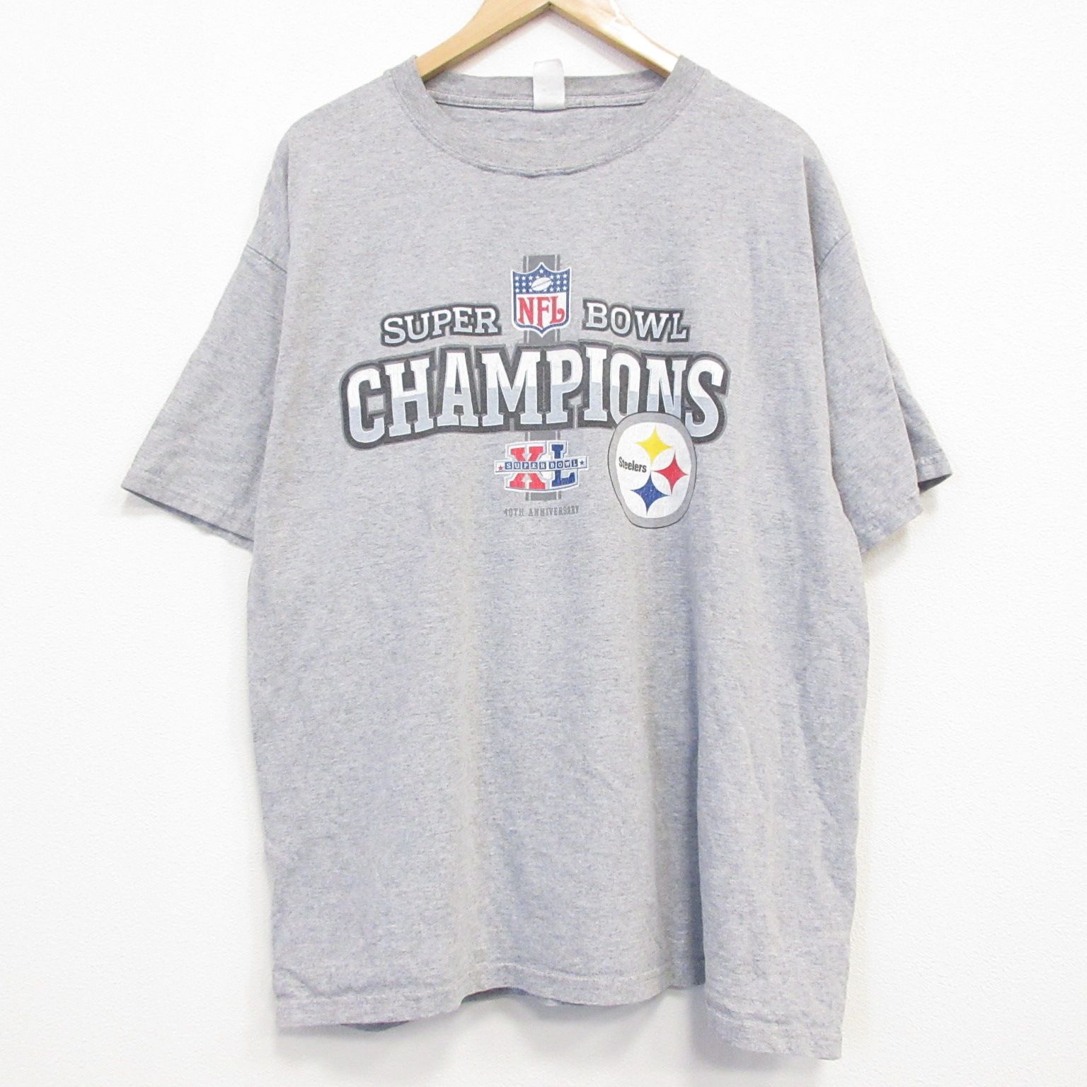 XL/古着 半袖 Tシャツ メンズ NFL ピッツバーグスティーラーズ クルー