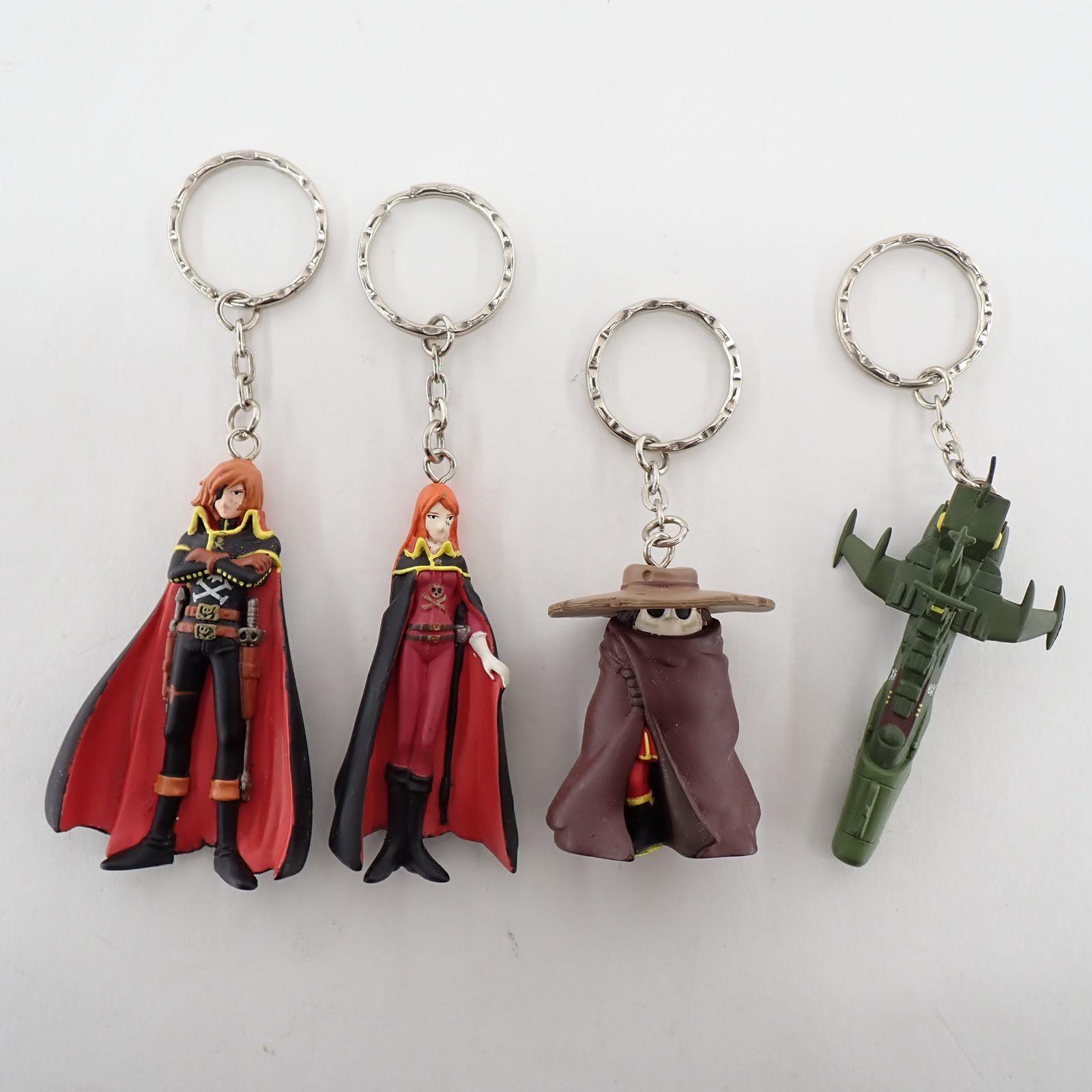 宇宙海賊キャプテンハーロック フィギュアキーホルダー全6種フルコンプセット未開封 送料無料 バンプレスト 宇宙海賊 キャプテン ハーロック