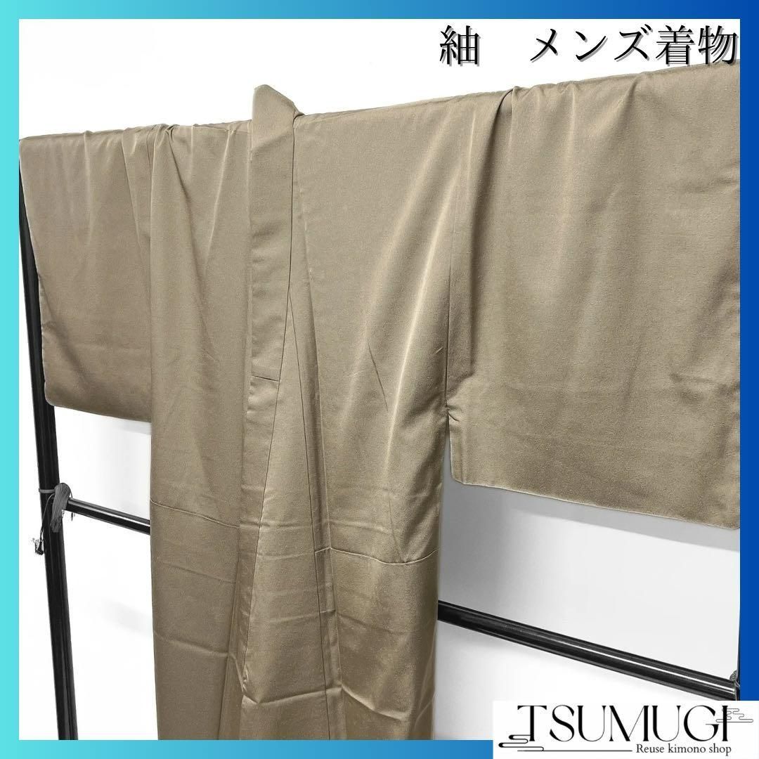 仮絵羽 訪問着 金駒刺繍 楓 くすみカラー グリーン 伊と幸 着物 024a d