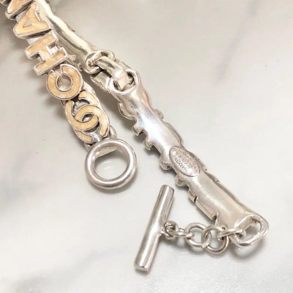 CHANEL シャネル ブレスレット シルバー アルファベット