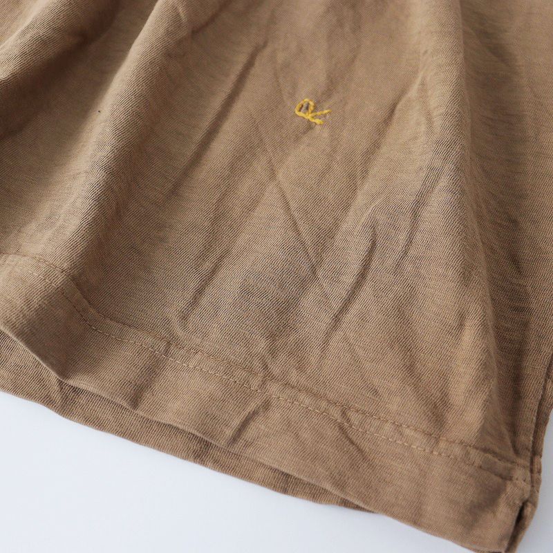 美品 45R 45rpm フォーティファイブアール 908 ポコメリア Tシャツ 4/ブラウン ポコちゃん カットソー 半袖 トップス【2400013836807】 45rpm - 美品 45R 45rpm フォーティファイブアール 908 ポコメリア T