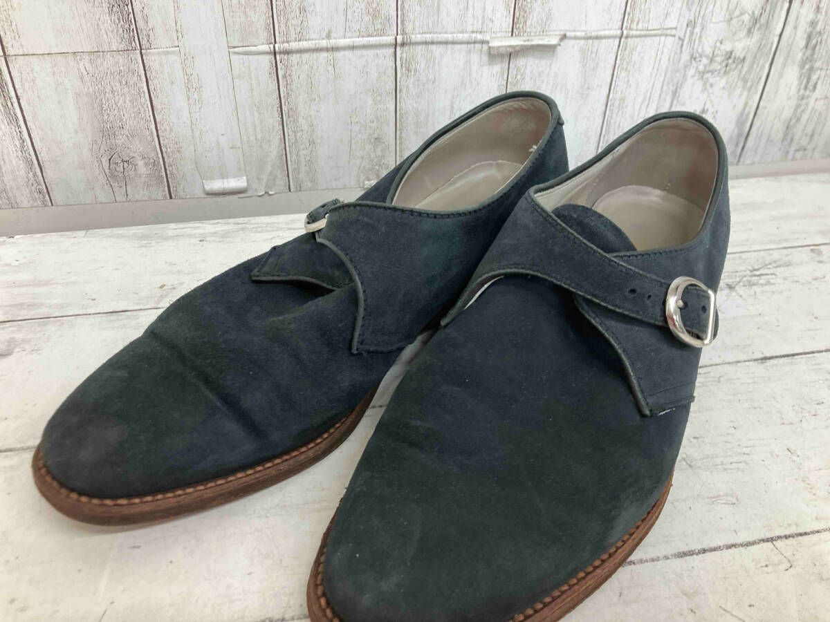 【プラザラスト】ALDEN 17031F ネイビー スエード モンクストラップ ALDEN 17031F スエード モンクストラップ ネイビー その他ドレス