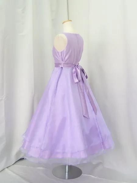 ゆめりすと　フォーマルドレス　130 135 140 グレイッシュブルー ゆめりすと☆ビクトリアv6 グレイッシュブルー 140 ：ピアノバイオリン