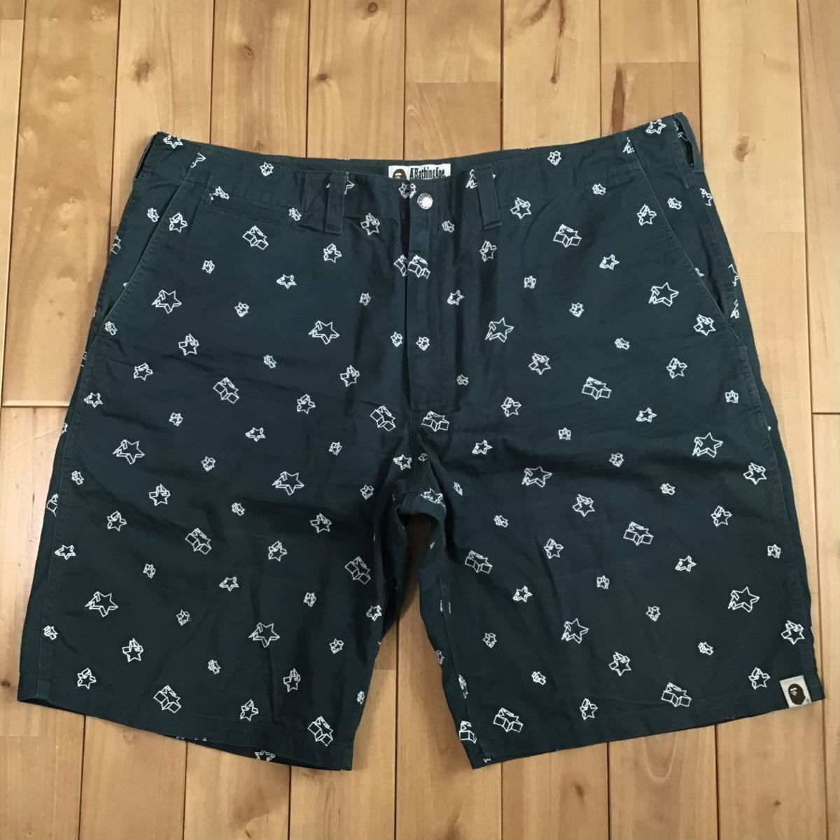 ☆蓄光☆ XXL BAPESTA ハーフパンツ a bathing ape BAPE sta shorts  