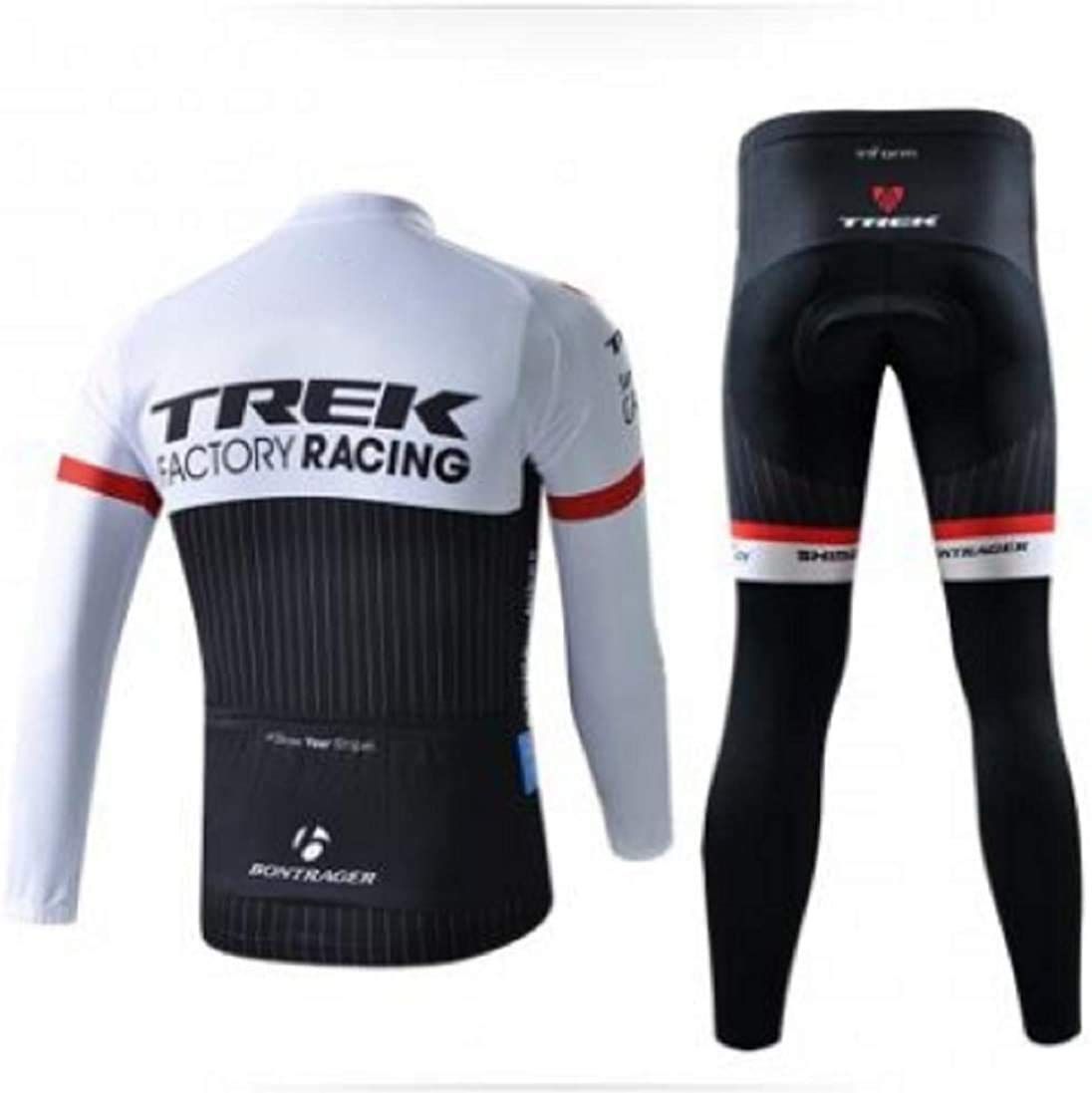 美品 TREK 冬用サイクルジャージ上下セット 裏起毛 XSサイズ TREK 高弾力 サイクルジャージ上下セット 裏起毛 秋冬 M/L/XL