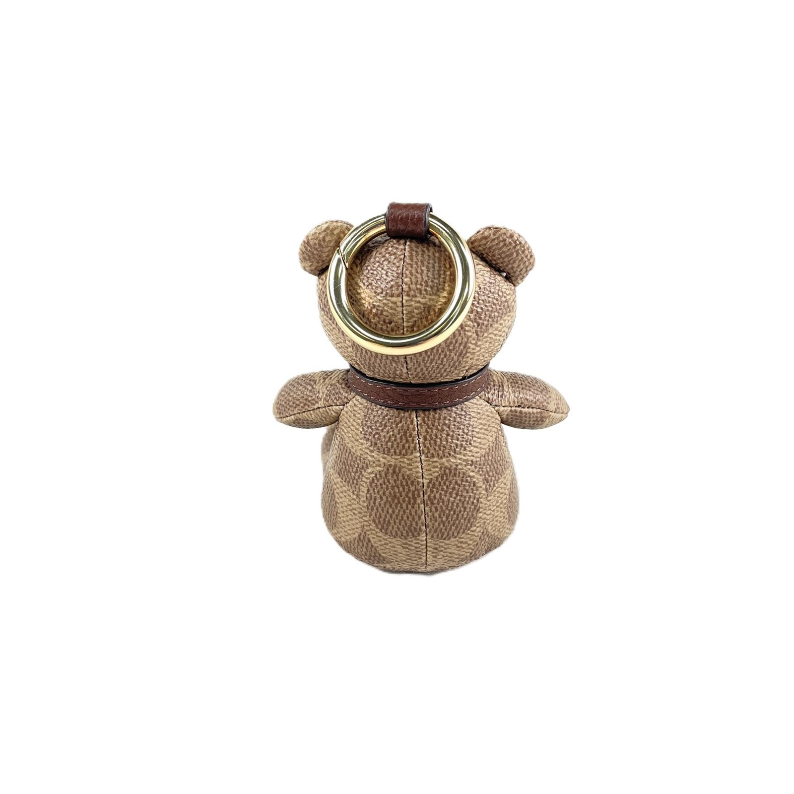 美品、コーチ、COACH、シグネチャー、ベア、チャーム、キンホルダー COACH】コーチ メタル レジン シグネチャー テディ ベアー くま