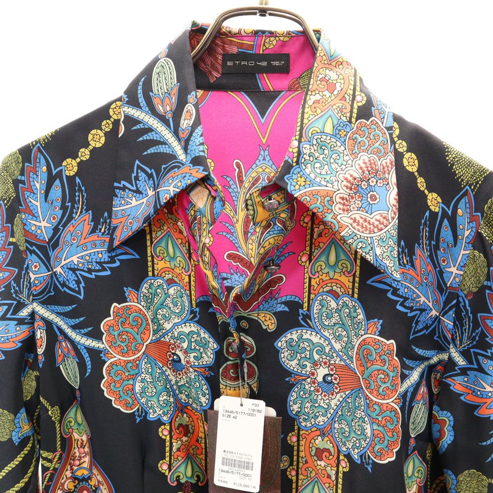 新品sale エトロ シルクシャツ 42 【公式通販】