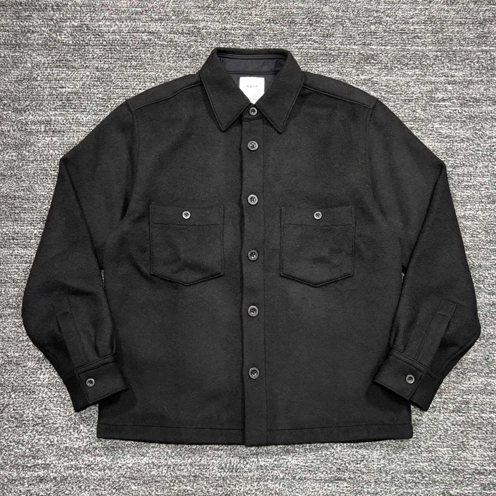 KAJA DOUBLE CLOTH BEAVER CPO JACKET Mサイズ KAJA DOUBLE CLOTH