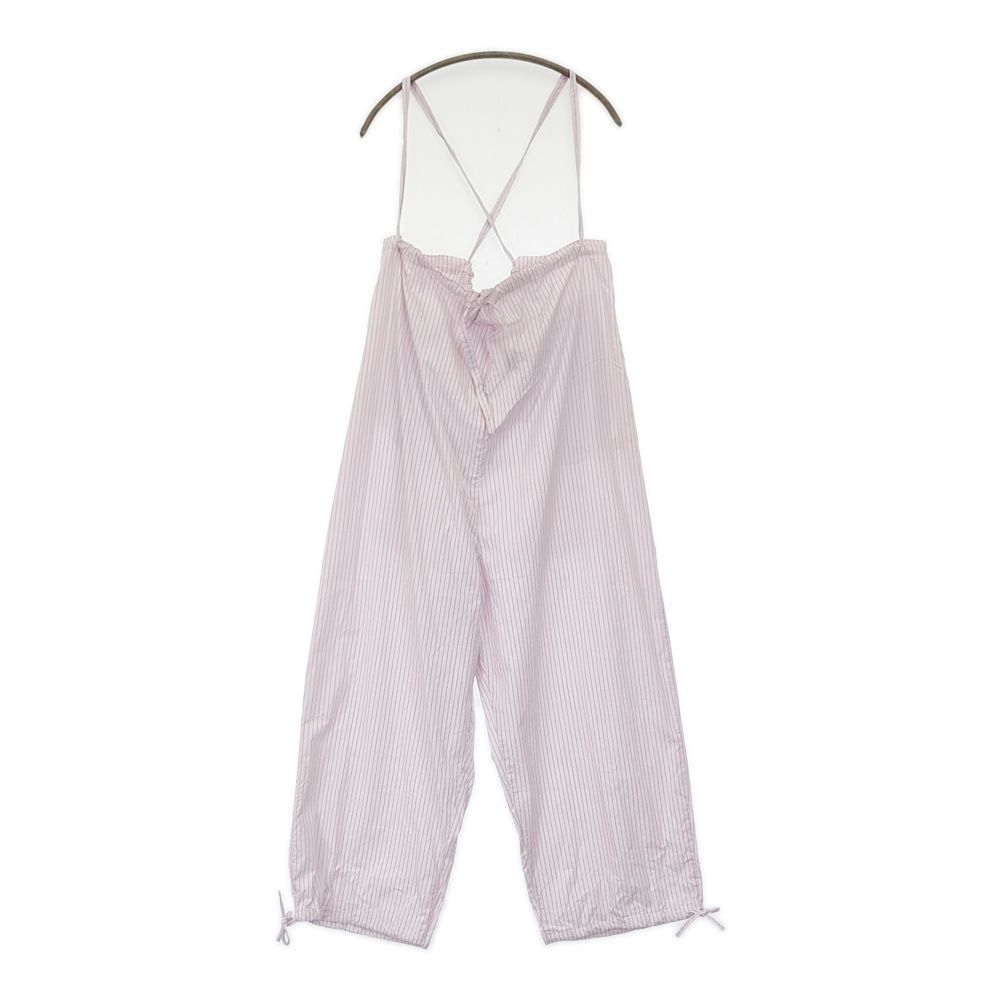 nest Robe It s ME コットンストライプバルーンサロペット 定価29700円 01252-1154 25SS ピンク レディース ネストローブ 5-1011M♪