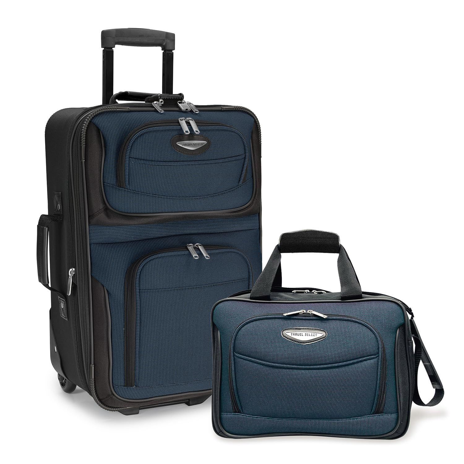 TS6902N Amsterdam 2 Choice Piece Carry-On Luggage Travelers Set in Navy