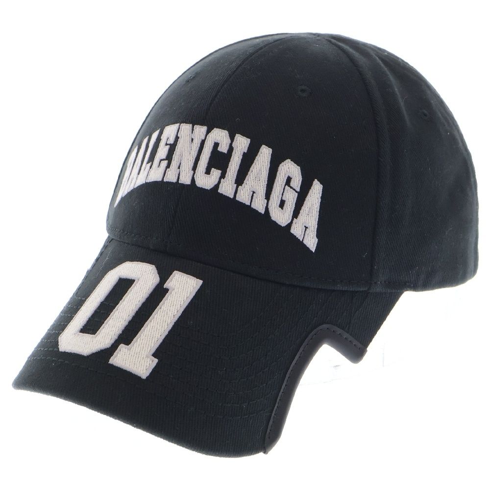 BALENCIAGA バレンシアガ Basketball Series バスケットシリーズ アーチロゴ 01 ベースボールキャップ 410B2 ブラック