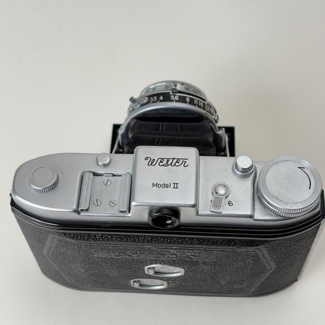 レトロ 西田光学 蛇腹式カメラ WESTER SIX 現状品】西田光学 WESTER SIX 蛇腹カメラ フィルムカメラ 中判