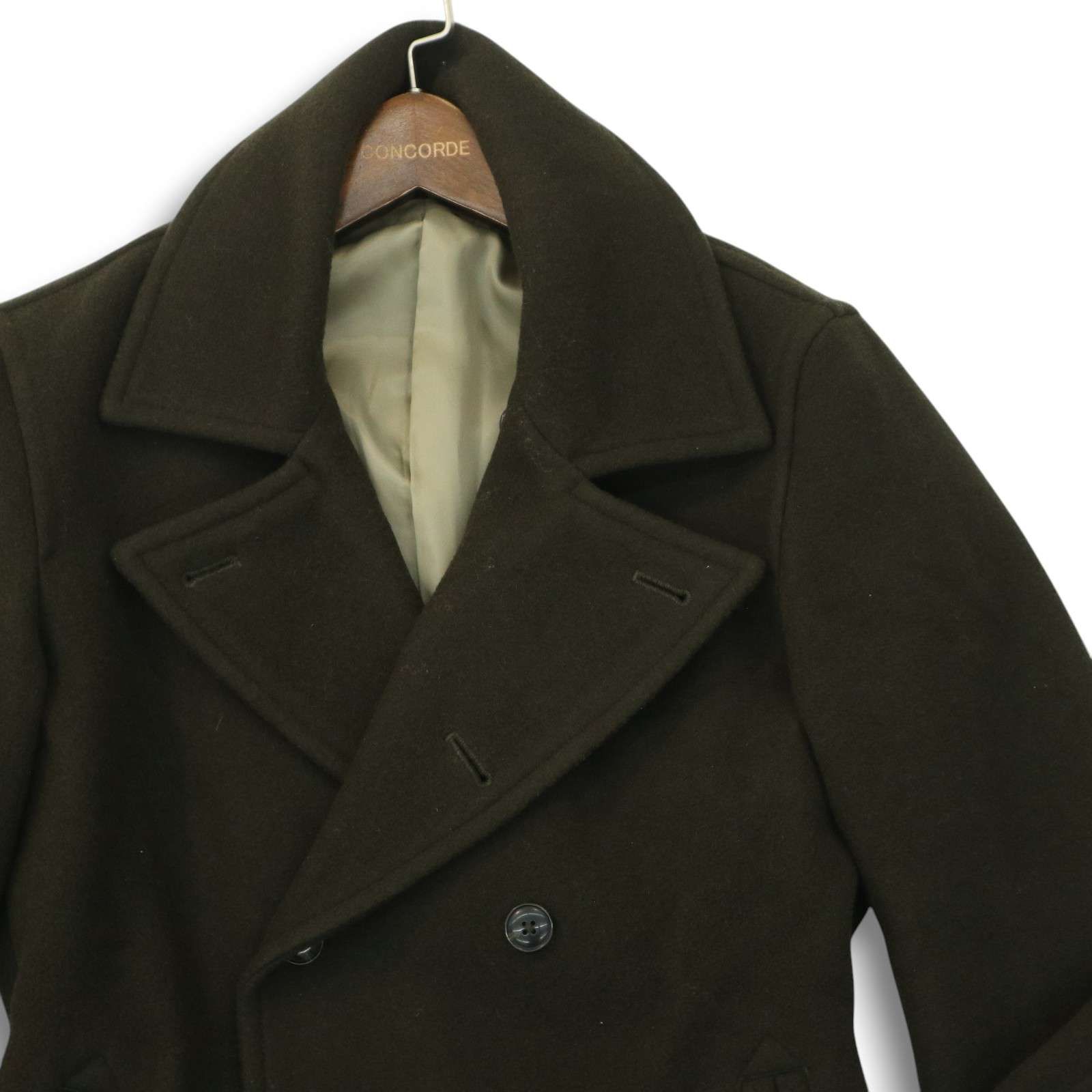 ABAHOUSE ウールピーコート 48 アバハウス ABAHOUSE（アバハウス） ピーコート 48 ネイビー メンズ : ZOZOTOWN