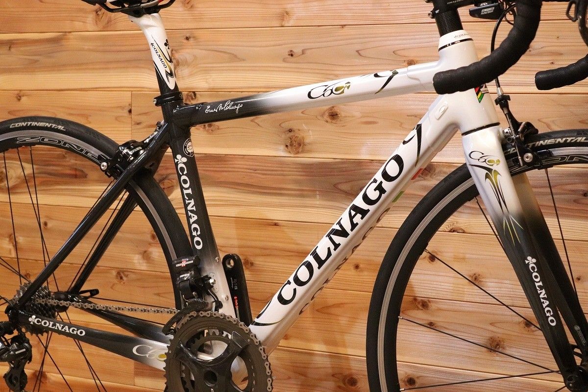 コルナゴ COLNAGO EPS SUPER RECORD 2010年モデル カーボン ロードバイク 11速 使用感強め ホワイト レッド 中古 COLNAGO コルナゴ V1-R Campagnolo SUPER RECORD 58S