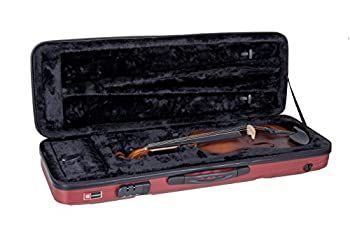 CROSSROCK CRA400VFRD ABS製4 4サイズ バイオリン用ハードケース レッド